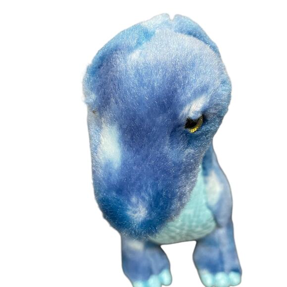 Aurora Plush Dinosaur Brachiosaurus Stuffed Animal Shower Gift Nursery Blue 15" - Picture 9 of 10